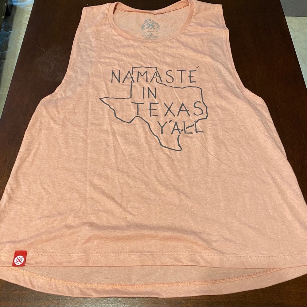 New Nameste in Texas Y’all super soft tank